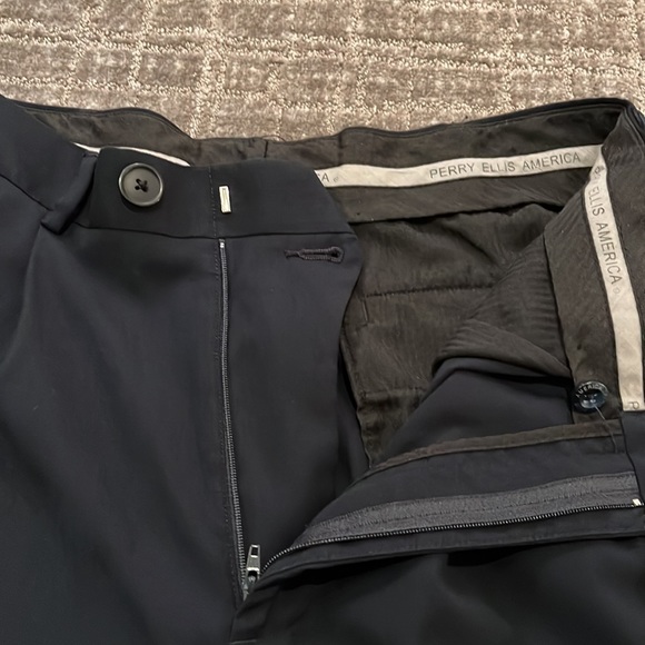 Perry Ellis America Mens Navy Dress Pants 30 X 30 - Picture 5 of 8